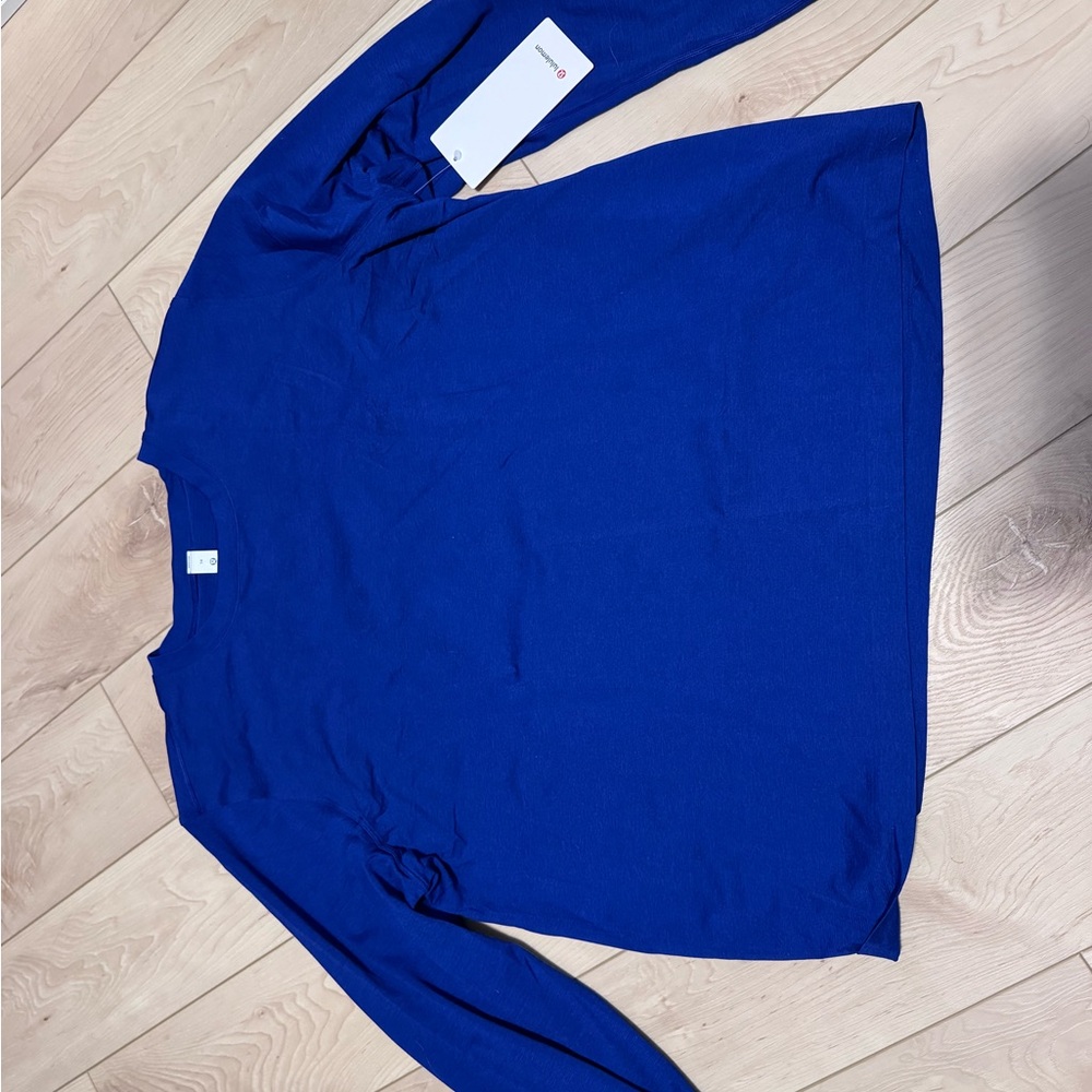 lululemon athletica Blue Long Sleeve Tee BNWT size 14